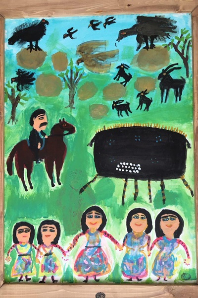 شاخانم نقاش و عروسک ساز - انجمن هنرمندان خودآموخته ایران